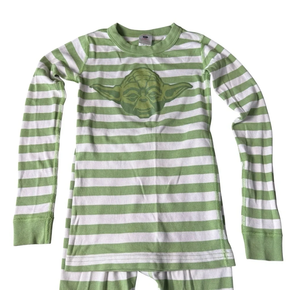 Star Wars Collection by Hanna Andersson Yoda Pajama Set Size 8